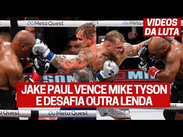 VIDEO LUTA JAKE PAUL VENCE MIKE TYSON NO BOXE NA NETFLIX