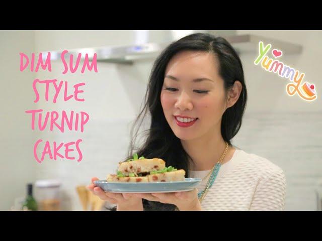 How to Make Chinese Turnip Cakes (蘿蔔糕) | Dim Sum Style