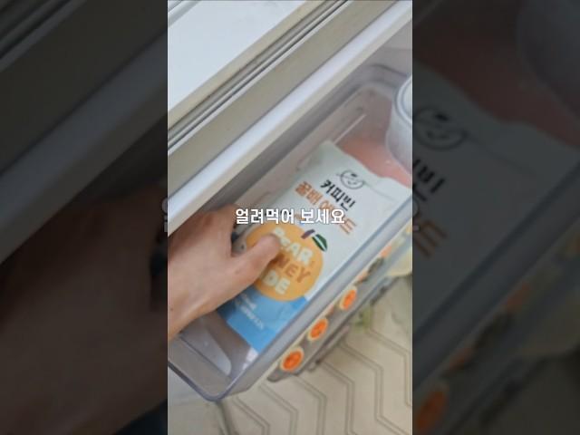 이걸 얼려먹어보세요 100% 대존맛입니다