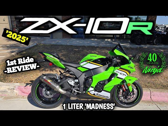 2025 Kawasaki ZX10-R 1st Ride & Review | 1 LITER MADNESS