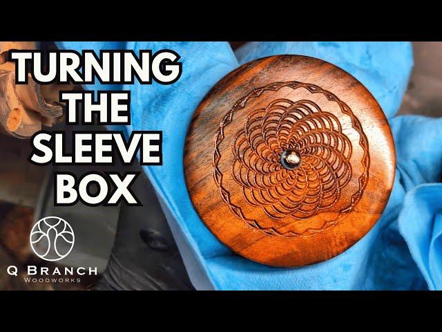 Woodturning: Crafting the Sleeve Box with Rose Engine Accents - SUPER Satisfying