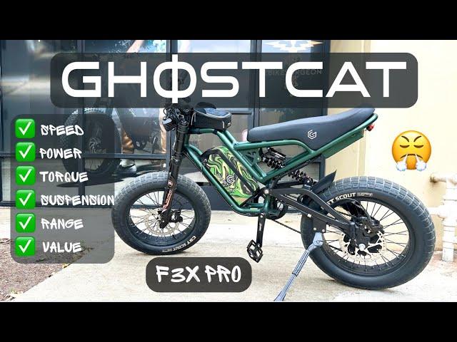 The Ghostcat F3X Pro is one of the best ALL-AROUND e-bikes of 2024! First Ride & Review