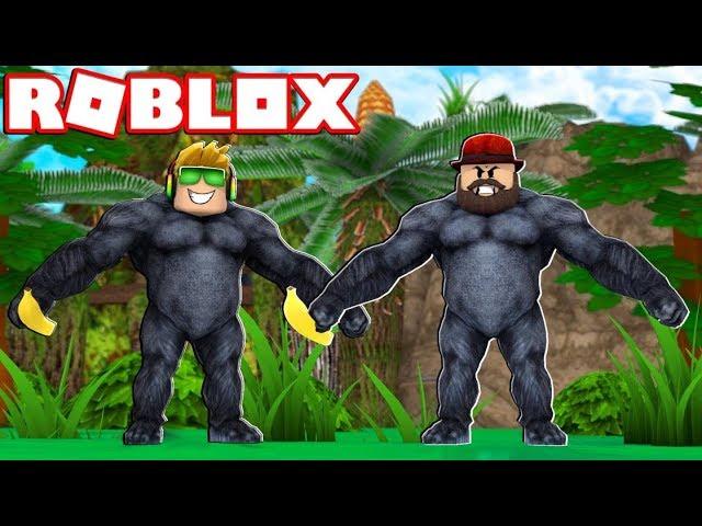 I AM A KING OF THE JUNGLE! ROBLOX GORILLA SIMULATOR