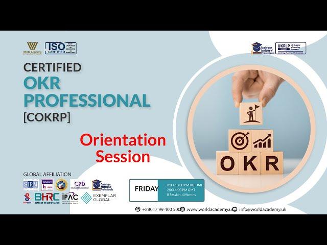 Certified OKR Professional [COKRP]