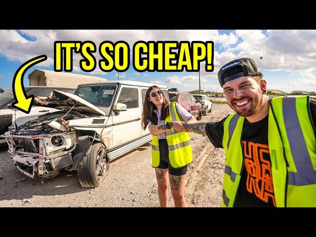 TAKING MY GIRLFRIEND TO MIAMI'S LUXURY CAR GRAVEYARD