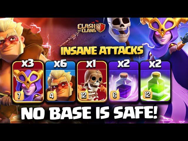 No Base is Safe! Th14 Super Witch Druid Attack Strategy | Best Th14 Druid Attack Strategy in coc