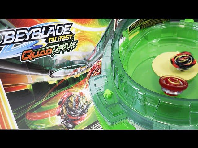 WARP HOLE DOUBLE DECKER STADIUM! | Interstellar Drop Battle Set Unboxing & Battles | Beyblade Burst