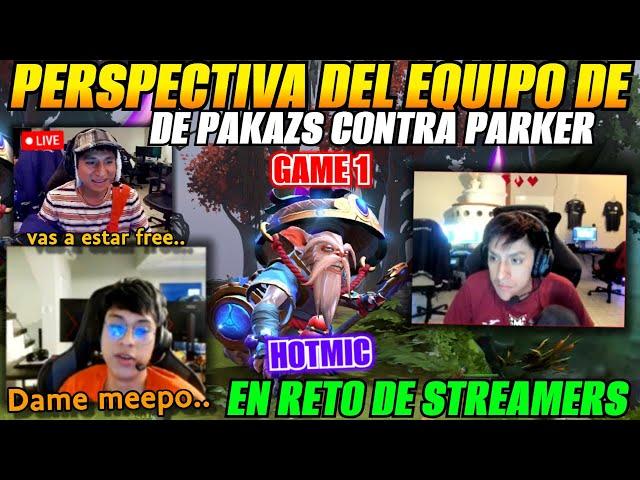 Perspectiva del equipo de PAKAZS contra Parker en RETO DE STREAMERS