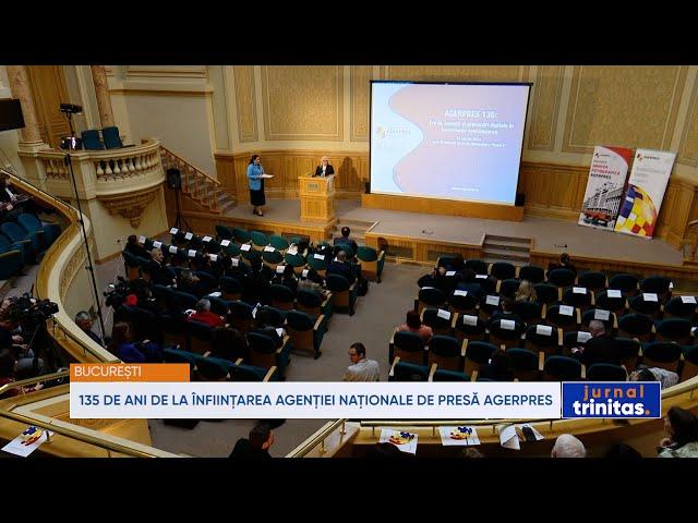 135 de ani de la înființarea Agenției Naționale de Presă AGERPRES