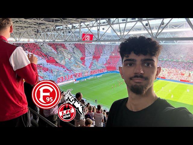 Mega Stimmung, Choreo  und Pyros  bei Rheinderby | Fortuna Düsseldorf vs 1 FC Köln | Stadionvlog