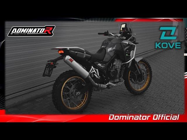 Kove 800X Pro Adventure | Dominator Exhaust Sound vs Stock