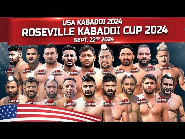 LIVE - Roseville Kabaddi Cup 2024 - USA Kabaddi