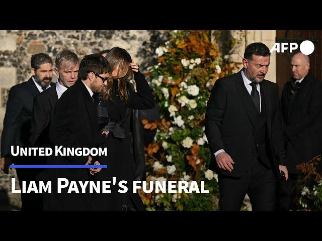 One Direction stars attend Liam Payne's funeral in UK | AFP