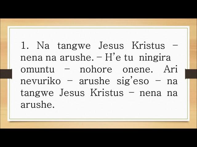 Natangwe Jesus Kristus