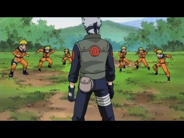 "First Team Work - Mission With Bells" / Naruto, Sasuke and Sakura vs. Kakashi