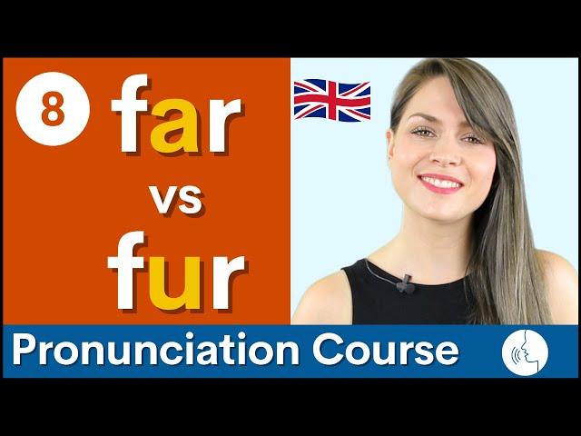 Practice Your English Pronunciation /ɑ:/ vs /ɜ:/ Vowel Sounds | Course #8