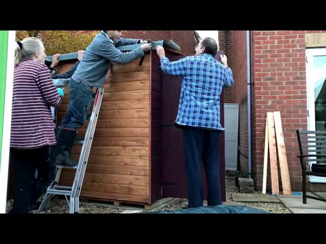 Amanda's New Garden Shed