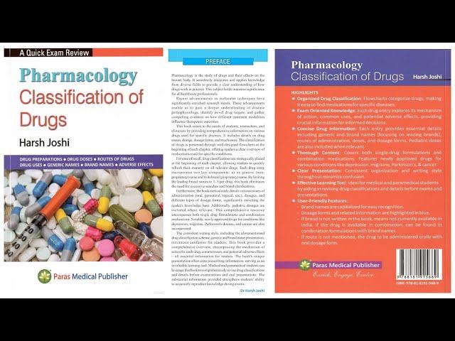 FREE Book Giveaway (03) | 2024 | 02 FREE "Pharmacology Classification of Drugs" | End - 05 November