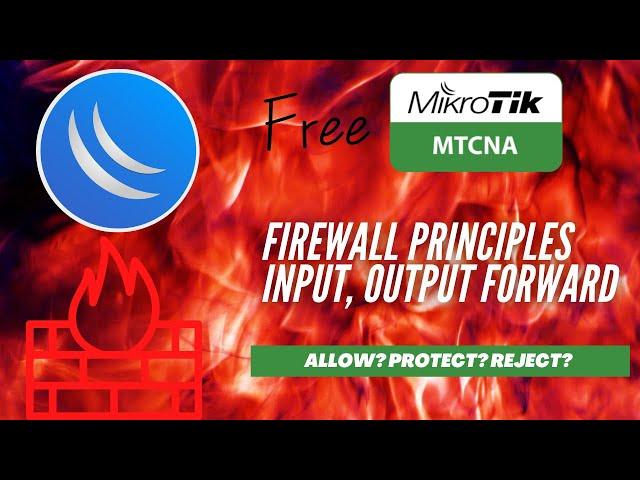 Full MikroTik MTCNA -  Firewall Principles (Forward,Input,Output)