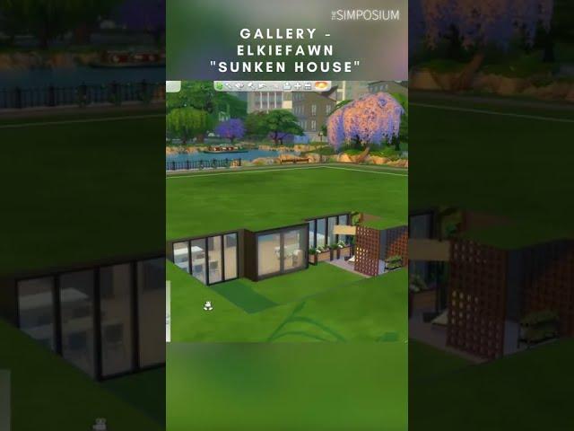 Build a Sunken Basement House. Sims 4. #shorts #thesims #sims4