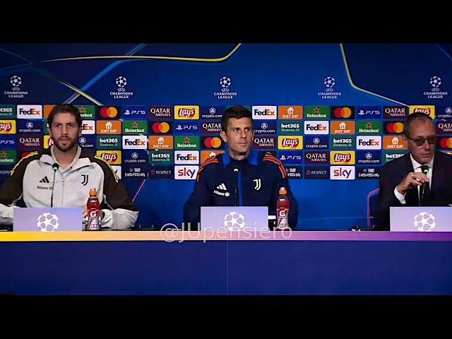 Conferenza stampa THIAGO MOTTA LOCATELLI pre Juve PSV Eindhoven: "Alla fine il calcio è semplice..."