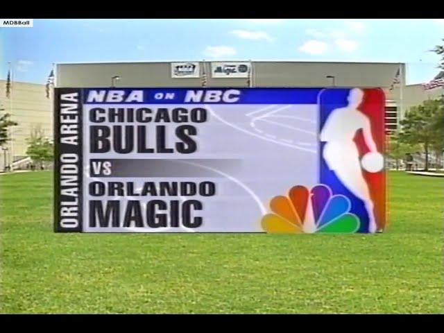 NBA On NBC - Bulls @ Magic 1996 ECF Game 4 Highlights