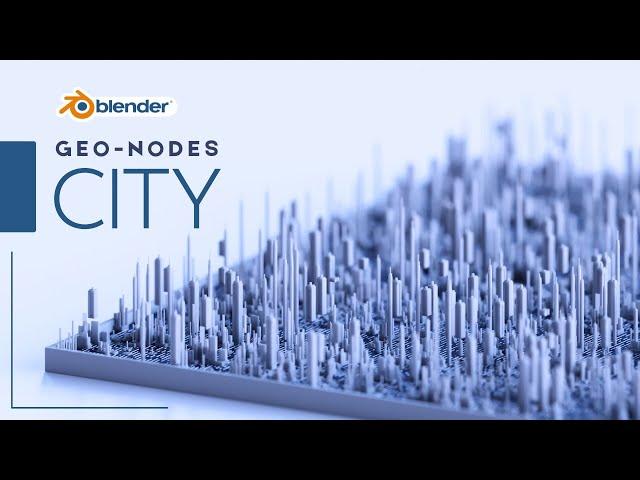 Blender Tutorial - Geometry Nodes Procedural City