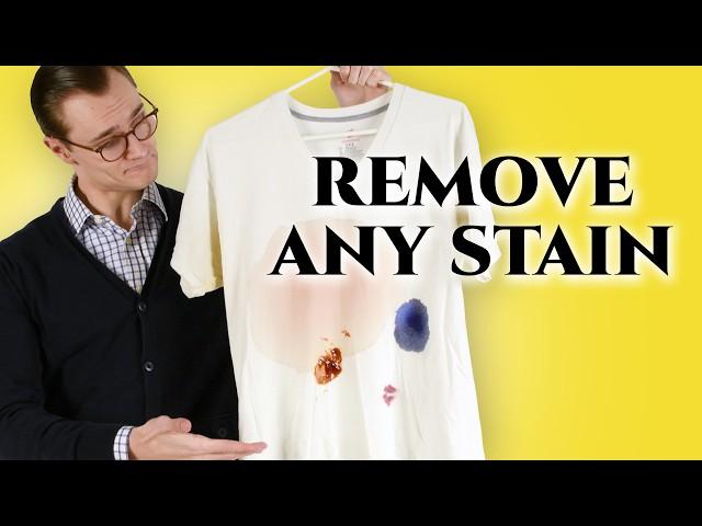 How to Remove Stains From Clothes At Home Better Than The Dry Cleaner