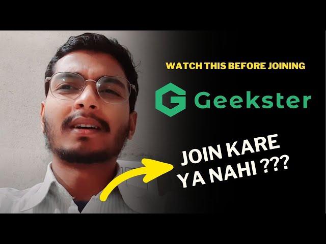 Honest Review about Geekster | Full Stack Web Development | Course Review