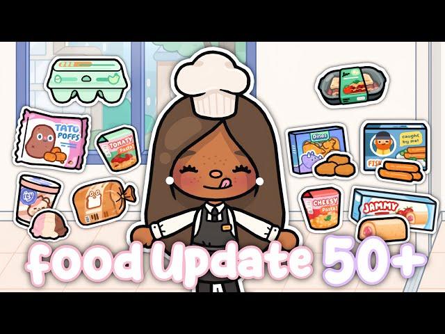 The ULTIMATE FOOD UPDATE! (50+ FOODS)  | With Voices  | Toca Life World