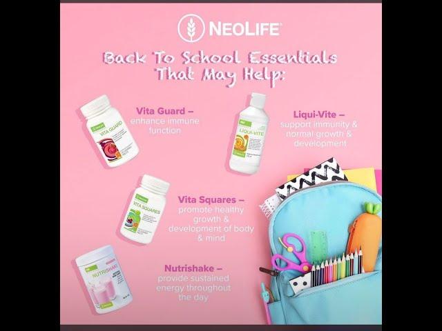 Gnld-NeoLife Back to School Kiddies Health Nutrition Supplements