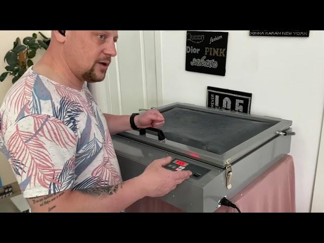 Экспонирующая камера для трафаретной печати