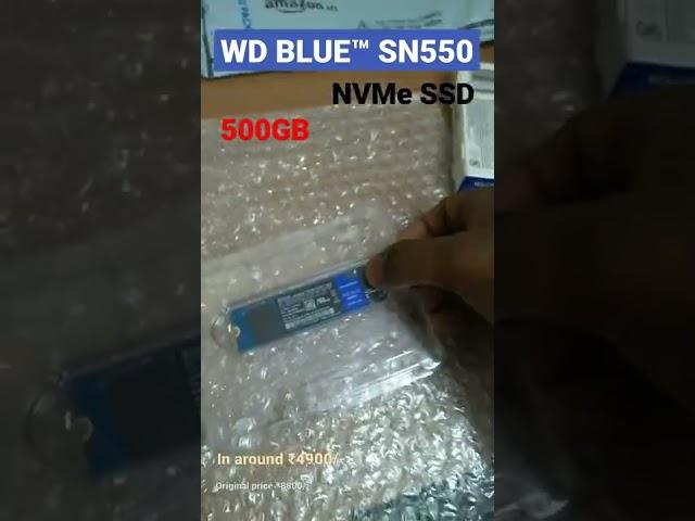 WD BLUE SN550 NVMe SSD. 500gb  #unboxing #review #ssd