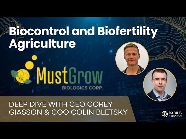 MustGrow Biologics (MGRO) CEO Corey Giasson give update on commercialization & global partnerships