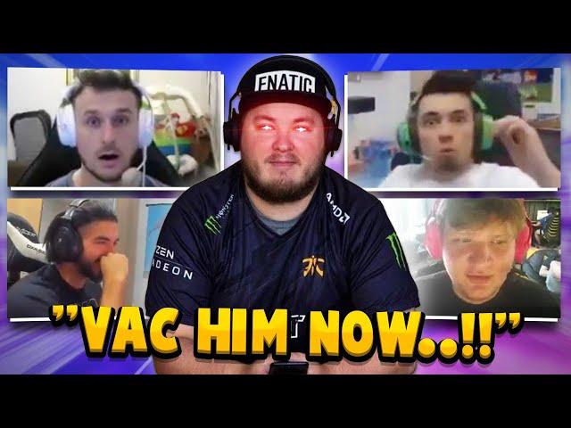 CS Pros React To VAC BAN FLUSHA Plays