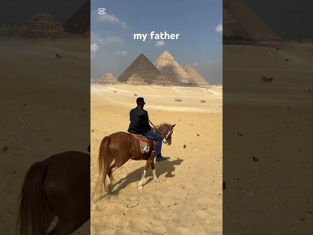 Horse Riding at Pyramid of Giza #cairo #Egypt #vacation