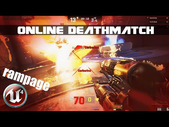 Unreal Tournament 4 - Online Deathmatch in OUTPOST 23