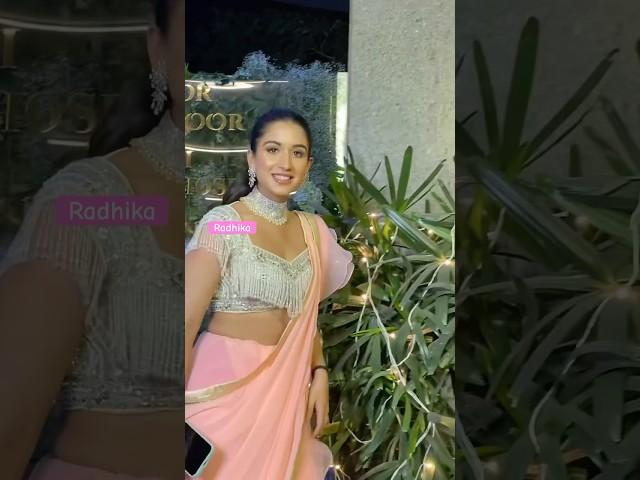 Radhika Merchant in Saree Mode — Elegance Meets Effortless Fashunnn