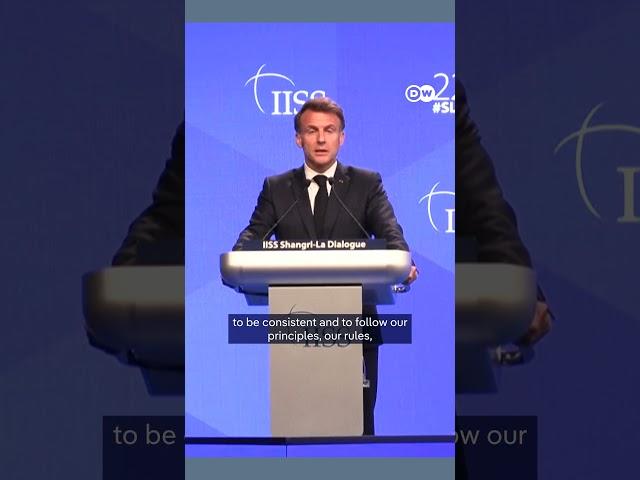 Macron: Abandoning Gaza 'will kill our own credibility' with the rest of the world | DW News