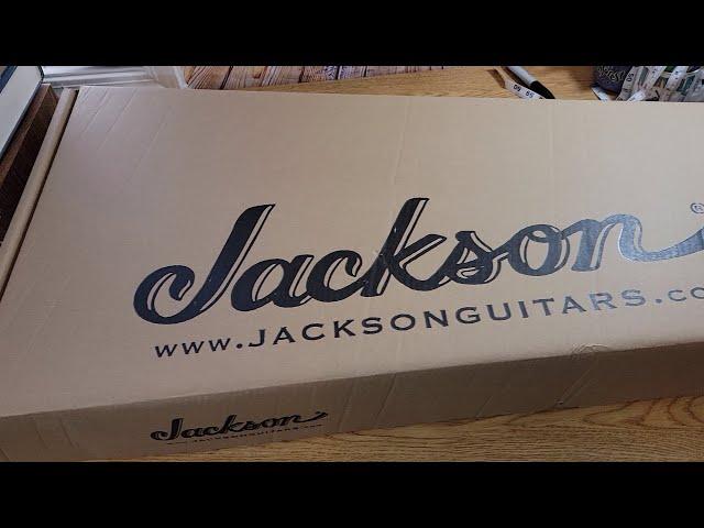 Jackson JS32 Ivory Rhoads Guitar Unboxing and First Look