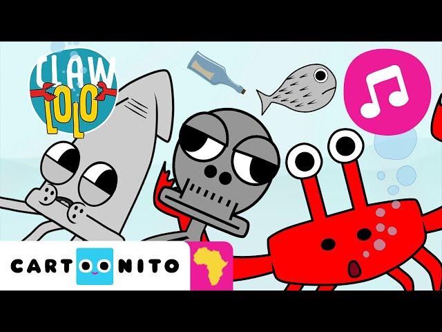 Zombies Friends  Fun Dance with Sea Animals  | Songs for Kids | Clawlolo  | Cartoonito Africa