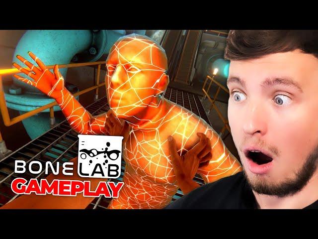 VR YouTubers React To Bonelab Gameplay (The Best VR Game?)
