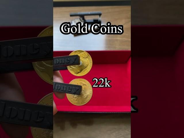 99.99% Gold Buffalo vs 91.67% Gold Eagle - Coin Ping Test