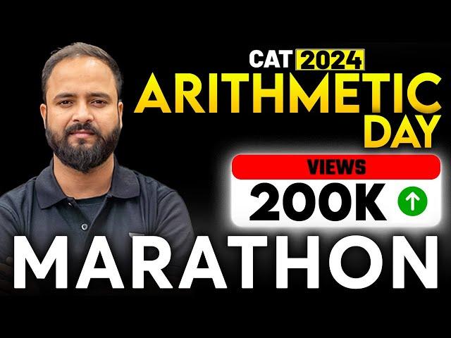 CAT 2024: Complete Arithmetic in 1 Day || Quants by Raman Sir