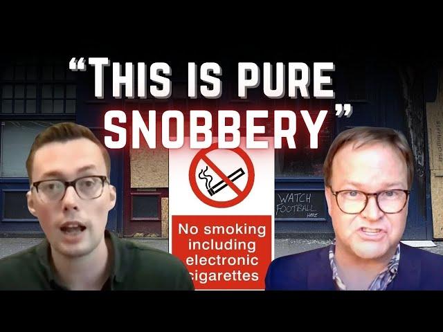 "This smoking ban is joyless and authoritarian" | Tom Slater clashes with Steve Miller