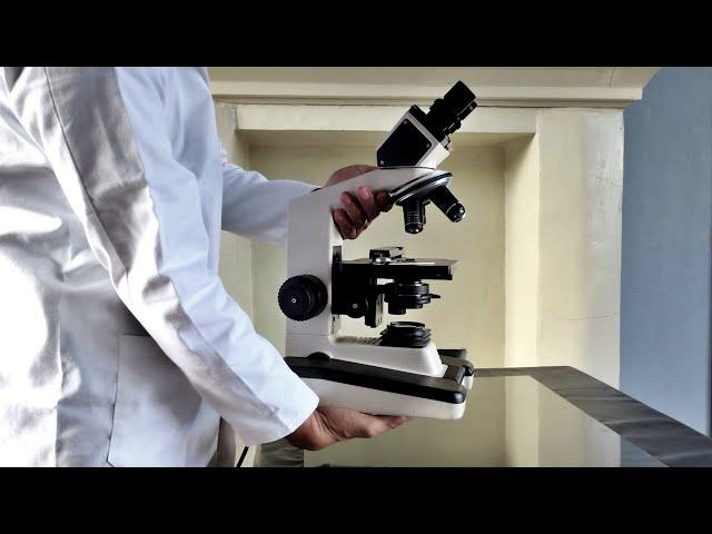 How to use a Compound Microscope| Binocular brightfield microscope