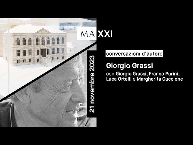 conversazioni d'autore: Giorgio Grassi