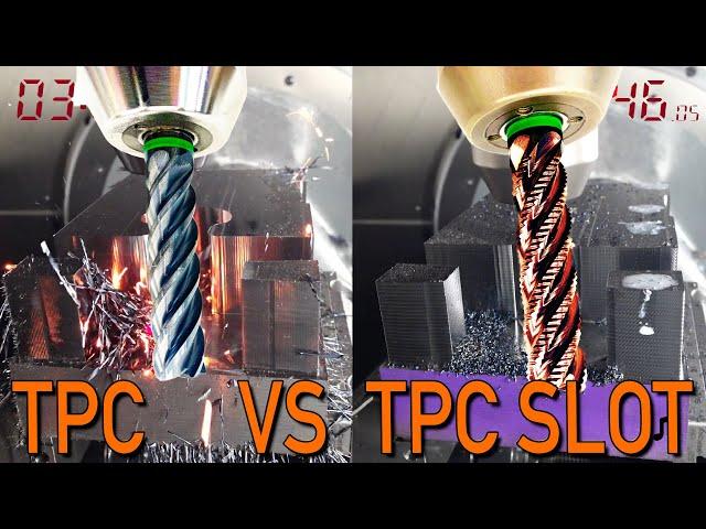 What is faster?? TPC vs TPC Slot CNC Fräsen Trochoidal Performance