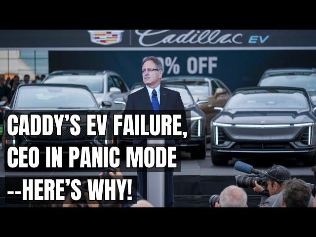 Shocking! Cadillac's EV Crisis: CEO's Panic as Sales Plummet! Electric Car Promises & Failures!