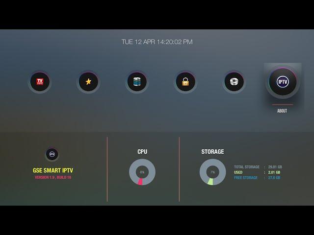 APPLE TV 4  GSE SMART IPTV 1.9 PREVIEW